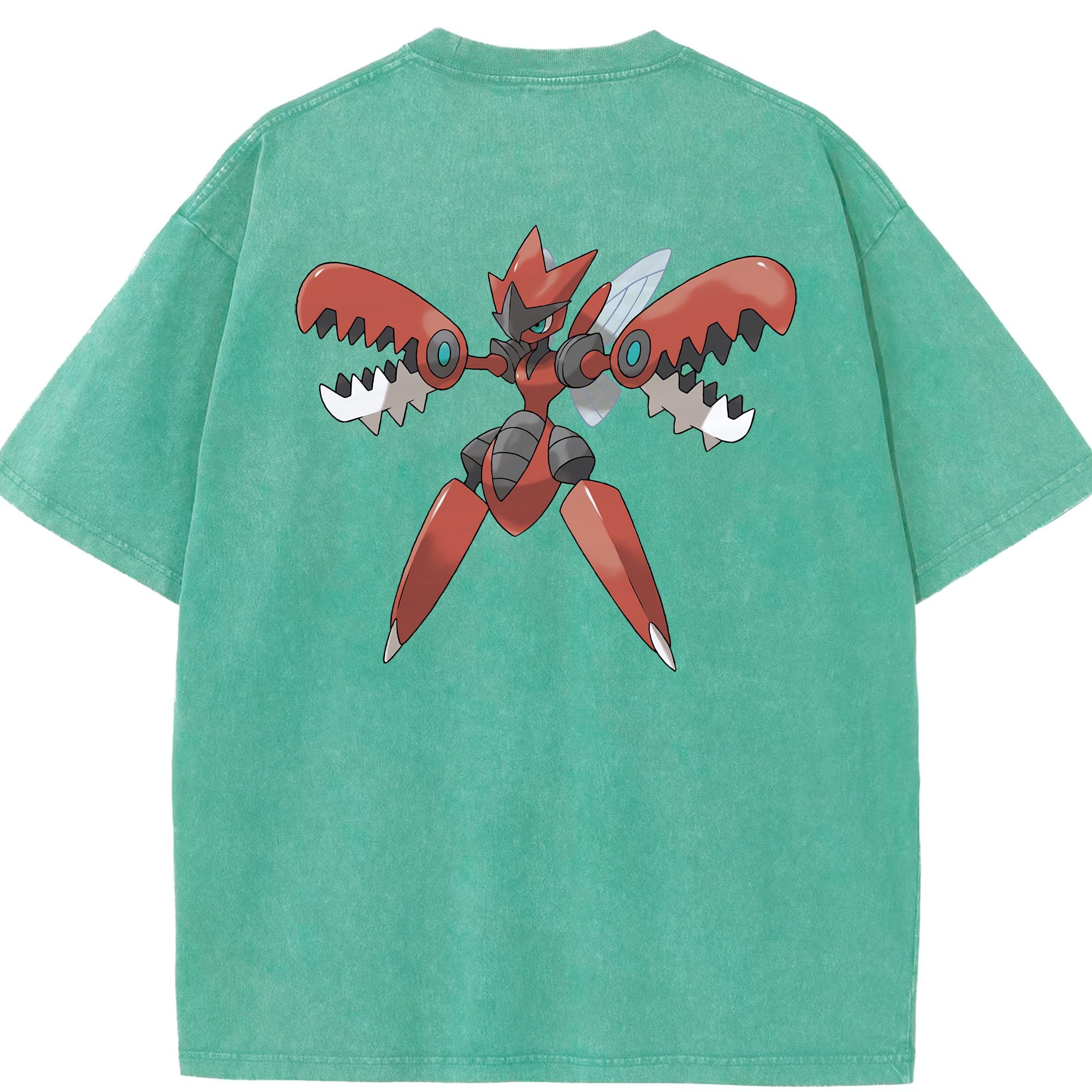 （画像用） ポケットモンスター Pokémon 綿100% ヴィンテージ風 半袖Tシャツ（背面プリント）